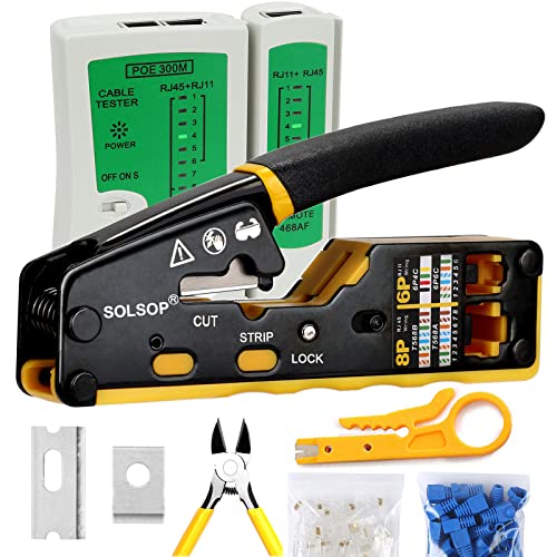 Cat 5 Crimper Tool Kit