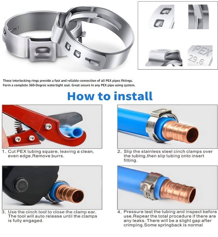 How to Clamp Pex Without Tool