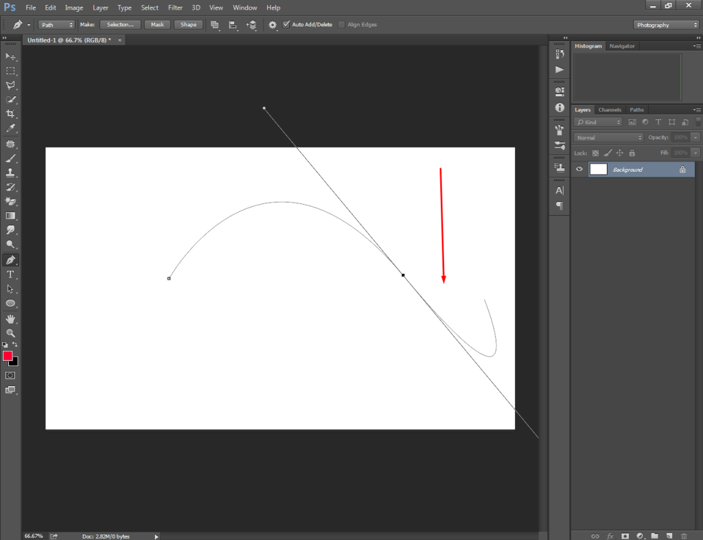 How to Draw a Line in Photoshop With Pen Tool