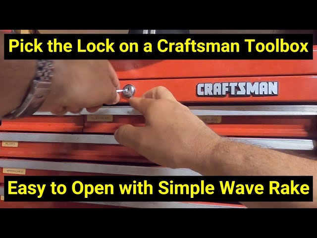 How to Pick Tool Box Lock