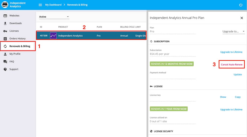 How to Remove Auto Renewal
