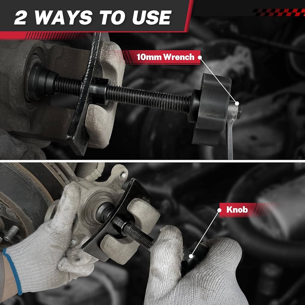 How to Use Caliper Piston Tool