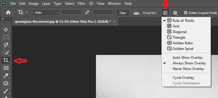 How to Use Crop Tool Photoshop